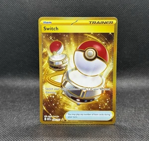 Switch Gold Secret Rare - 206/165 S/V 151 Holo NM - Picture 1 of 2
