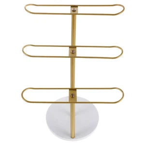 Metall Stirnband Halter 3 Ebenen Scrunchie Halter - Haarband Haarreif Organizer - - Bild 1 von 12