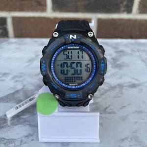 Armitron 40/8459BBKWM, Men's Watch, 330 Feet WR, Chronograph, Alarm, BRAND NEW - Picture 1 of 8