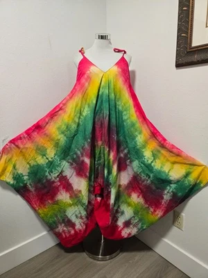 SCREEN STARS TRINIDAD & TOBAGO MONO HARÉN MULTICOLOR TIE DYE O/S Foto 1 de 4