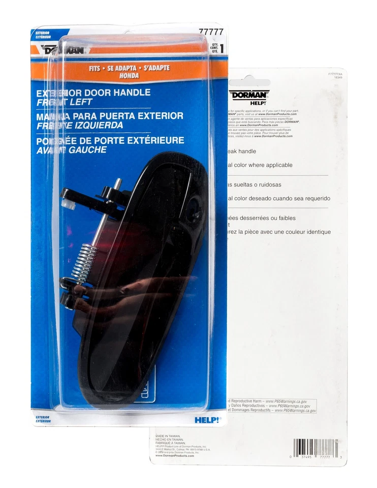Dorman Exterior Door Handle Front Left Fits 1996-2000 Honda Civic Part ID S26301 Foto 1 de 4