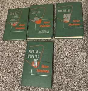 Kaiser Aluminum Tech Manual Set 1950s First Editions Casting/Forming Bending/Rod - Imagen 1 de 16