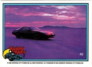 Knight Rider TV Show Card #42 Donruss 1982 - Picture 1 of 2