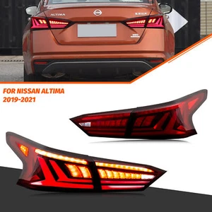LED Red Tail Lights For 2019-2023 Nissan Altima Sequential Rear Lamps - Picture 1 of 5