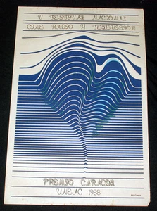 Póster original de la película cubana 1988. Cartel.Affiche.affisch"Festival de TV y Radio" - Imagen 1 de 6