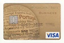 Credit Card Bankcard Bank Banco Santander Totta PORTUGAL VISA Business