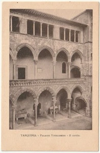 TARQUINIA - VITERBO - PALAZZO VITELLESCHI - IL CORTILE -93264- - Picture 1 of 1
