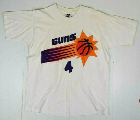 Phoenix Suns Vintage Michael Finley T-Shirt Sz M/L Rookie Year c.1995-96 Cover