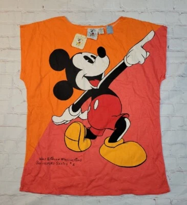 Vtg Nwt Walt Disney Productions Mickey Mouse Collectors Series #4 Shirt Large - Image 1 of 4