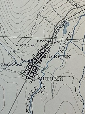 Rare 1897 Colorado map Tenmile District, now ghost towns NE of Leadville, CO - Image 1 of 4