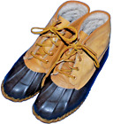 SPORTO - Vtg 1980's Fleece-Lined Rubber Rain DUCK Boots MEN Size 8 (Women 10)