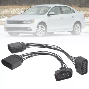 14 Pin to 10 Pin Xenon HID Headlight Connector Adapter 2PCS For 2015 VW Jetta - Picture 1 of 8
