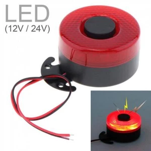 Backup Alarm Beeper for Trucks 12V-24V Reverse Back-Up Alarm Sound W/Light -US - Picture 1 of 16