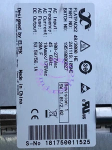 1PC NEW ELTEK FLATPACK2 48/3000 HE power supply rectifier module 241119.105MC - Afbeelding 1 van 1