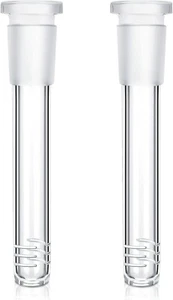 2PACK 3.5in Glass Downstem fit 14mm Male Bowl for 8''/9''/10''/12'' Filter Bong - Picture 1 of 4
