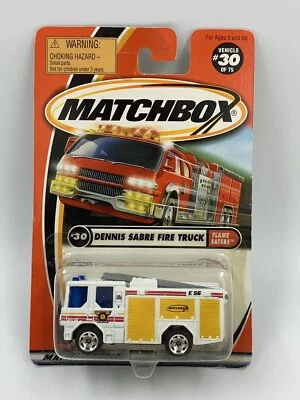 Vintage Matchbox Superfast - #30 - Dennis Sabre Fire Truck New In Box 92860 1:64 - Image 1 of 4