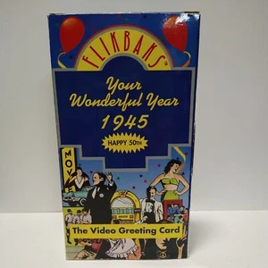 Flickback VHS 1945 Your Wonderful Year 50th Anniversary 1995 - Imagen 1 de 5