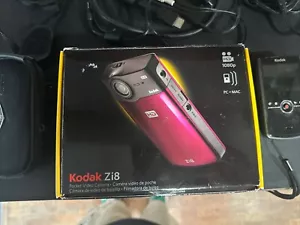 Kodak Zi8 Camcorder Black Compact HD Pocket Video Camera - Picture 1 of 6
