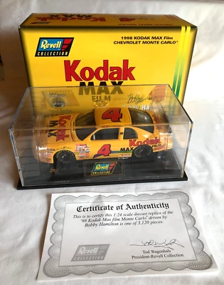 Película Kodak Max Revell #4 Bobby Hamilton 1998 Chevrolet Monte Carlo 1:24  Foto 1 de 4