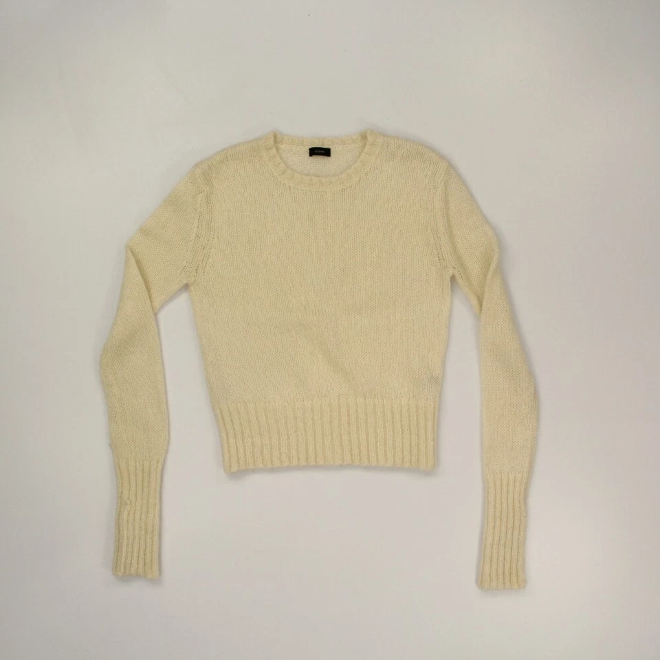 Suéter Pullover Joseph Mujer Mohair Mezcla Lana Talla Mediana Marfil Cuello Redondo Suave Foto 1 de 4