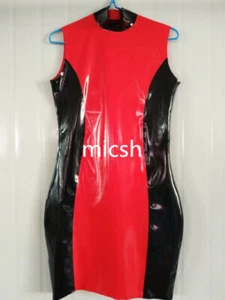 Latex Rubber Gummi kleid uniform Sexy dress sleeveless 0.45MM Cosplay S-XXL - Bild 1 von 1