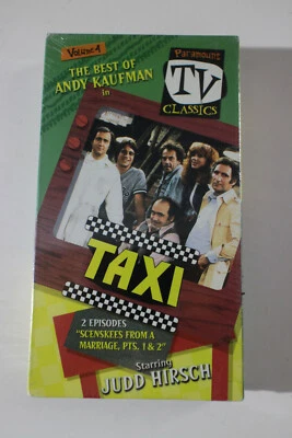 RARE Best of Andy Kaufman in Taxi Volume 4 VHS TAPE 2000 NEW FACTORY SEALED Foto 1 de 4