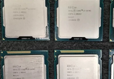 Lote de 3 procesadores CPU de escritorio Intel Core i5-3470S 2,9 GHz SR0TA Foto 1 de 2