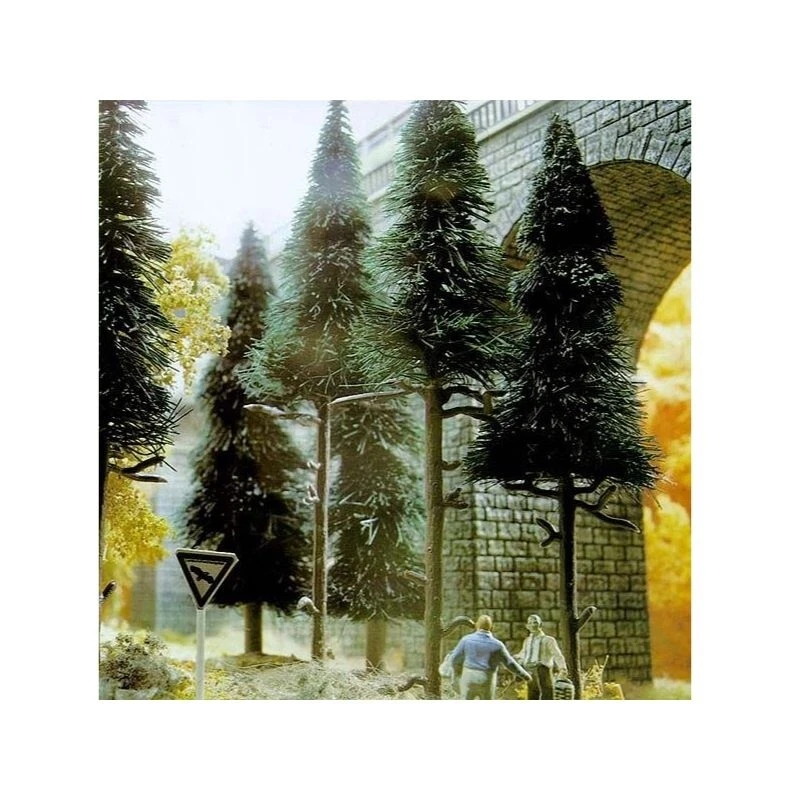 Busch 6410 6 Fichten, Spur H0 - Bild 1 von 1