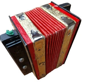 antik Handharmonika Miniatur Kinder- Akkordeon Handakkordeon - Bild 1 von 15