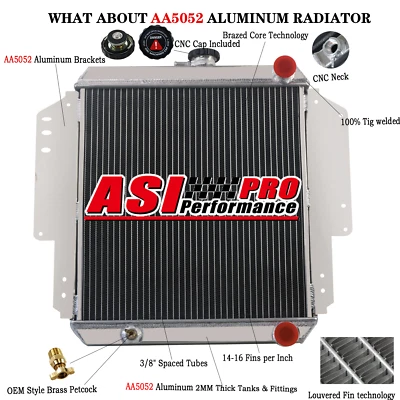 Aluminum Radiator for 1981-1996,1995 Suzuki Samurai 2DR SPFTOP/HARDTOP SJ410,413 Foto 1 de 4