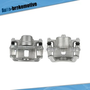Front Brake Calipers w/Bracket Pair For 2005-2008 2009 2010 Chevrolet Cobalt LT - Picture 1 of 3