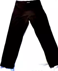 Hilary Radley Women's Pants Size 10 Black Pull On Straight Leg Rayon Stretchy - Picture 1 of 7