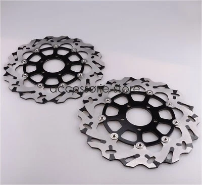 Front Brake Disc Rotor For SUZUKI GSXR1300 HAYABUSA 1999-2007 GSX1400 2002-2007 - Image 1 of 4