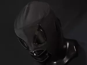 MÁSCARA NEGRA SANTA MÁSCARA LUCHADORA LUCHADOR LUCHADOR LUCHA LIBRE MÁSCARA MEXICANA DISFRAZ - Imagen 1 de 10