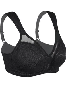 Wireless Full Coverage Minimizes Bra 42D Black - Picture 1 of 5