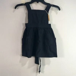 Cheengo Pinafore Apron Dress, Size 2-4Y - Black Toddler Girl's - Picture 1 of 10