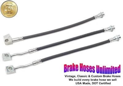 JUEGO DE MANGUERA DE FRENO Dodge Dart 1973 1974 1975 1976 - Disco delantero Foto 1 de 2