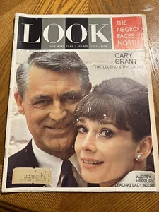 LOOK Magazine December 17 1963 Cary Grant Audrey Hepburn When Negro Faces North - Picture 1 of 4