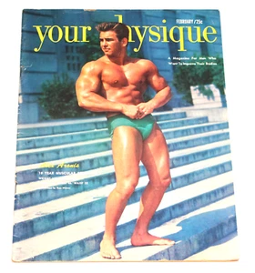 Vintage Your Physique Magazine Alex Aronis February 1951 CT3 - Foto 1 di 4