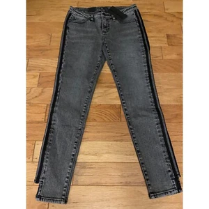 Neu mit Etikett Dear John, Damen Joyrich, dunkle Skinny Jeans mit Seitenstreifen Gr. 27 - Bild 1 von 11