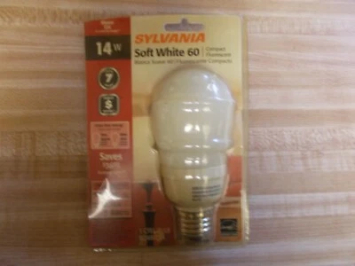 Vintage Sylvania /Soft White 60 14 watts - Image 1 of 4