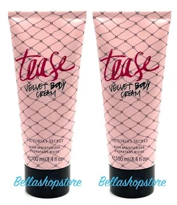 RARE Victoria's Secret Tease Velvet Body Cream Moisturizer 3.4 fl oz 2 Bottles - Picture 1 of 3