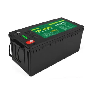 LiFePO4 Akku 12V 230Ah Lithium-Eisen-Phosphat Batterie für Camping Boot Solar - Picture 1 of 5