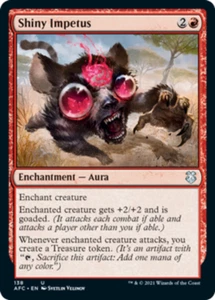 Shiny Impetus x4 - Commander: Adventures in the Forgotten Realms - Casi nuevo, inglés - Imagen 1 de 1