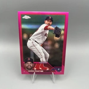 2023 Topps Update Series Chrome #USC83 James Paxton Pink Refractor /399 Red Sox - Picture 1 of 2