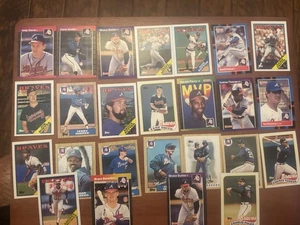 Atlanta Braves Baseball Karte Highlights 25 Karten pro Lot Ende 80er - Bild 1 von 1