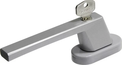 Abus Fenstergriff FG 110 silber Griff abschließbar Fensterklinke mit Schloss - Bild 1 von 4
