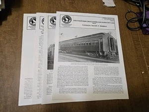 Great Northern Reference Sheets 267-270 (4 Total)(Used) - Picture 1 of 6