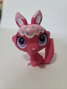 Littlest Pet Shop LPS # 3000 Pink White Sprinkles Fox Sweetest Collection - Foto 1 di 3