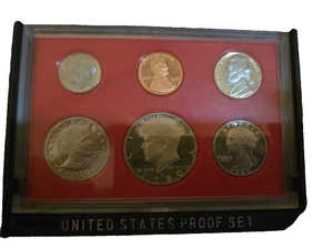 1980 U.S PROOF SET(6 coins) sealed in original US MINT PACKAGING-S. B. Anthony $ - Picture 1 of 1